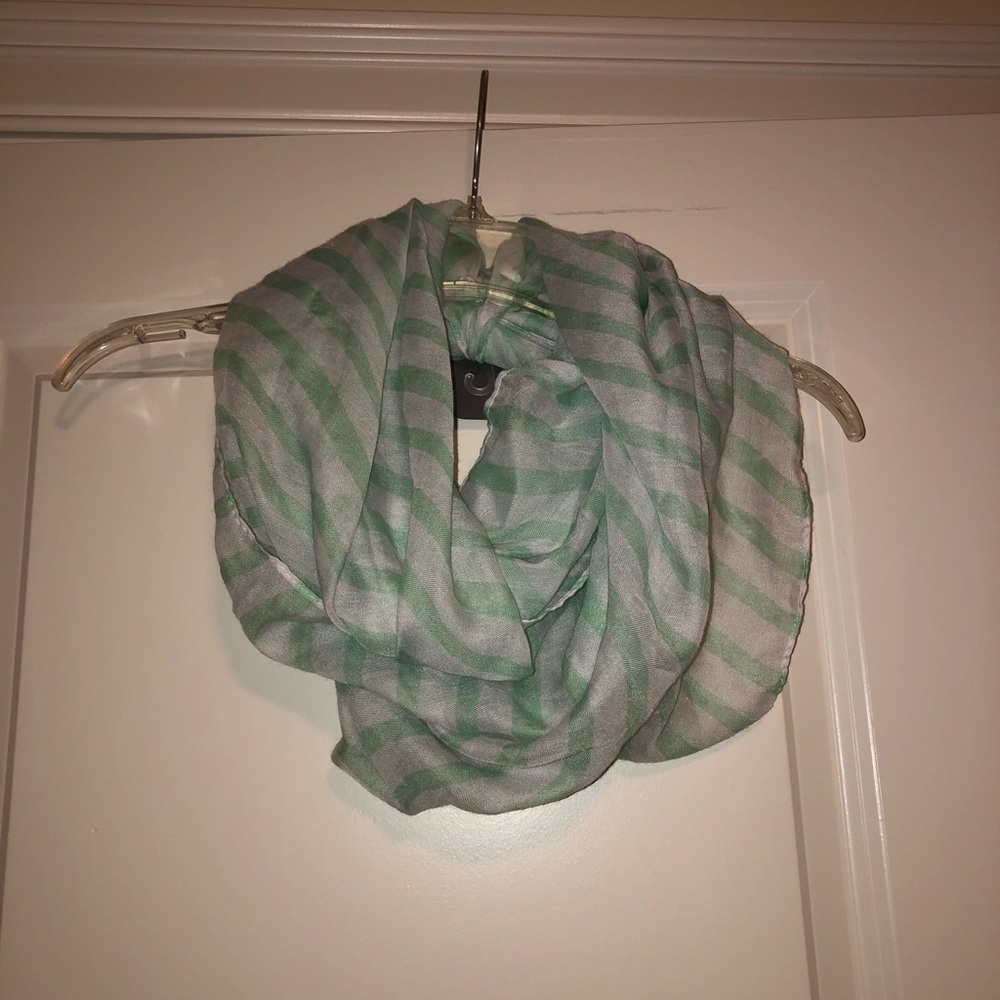 Blue and White Infinity Scarf